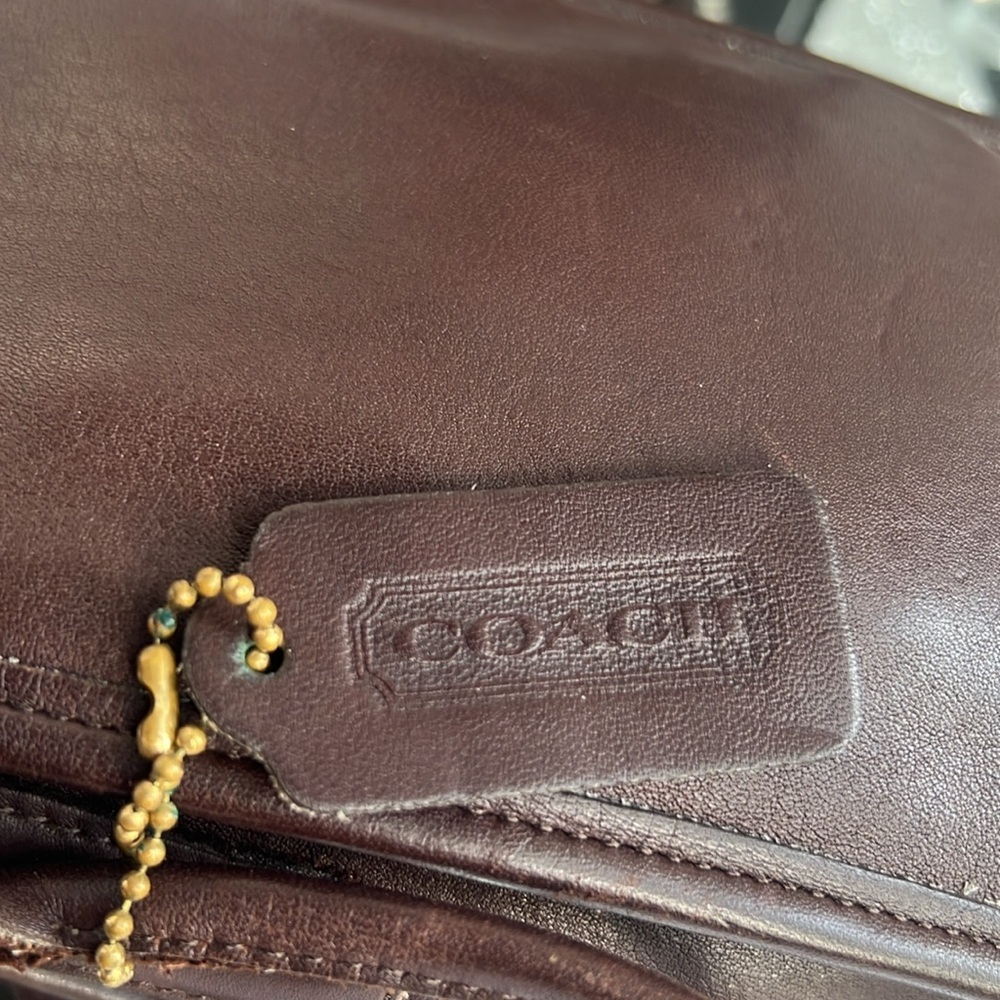 Coach Vintage Scooter Brown leather crossbody bag - Picture 6 of 6